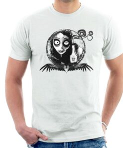 Corpse Bride Emily Looking In The Mirror Mens T Shirt 3