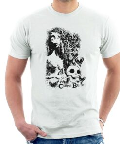 Corpse Bride Emily Skulls Men’s T-Shirt