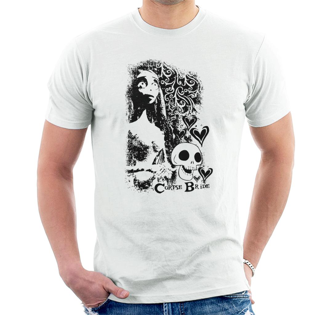 Corpse Bride Emily Skulls Men's T-Shirt Corpse Bride Emily Skulls Men's T-Shirt