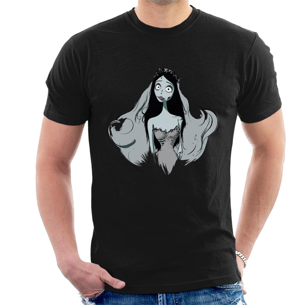 Corpse Bride Halloween Emily Portrait Men's T-Shirt Corpse Bride Halloween Emily Portrait Men's T-Shirt