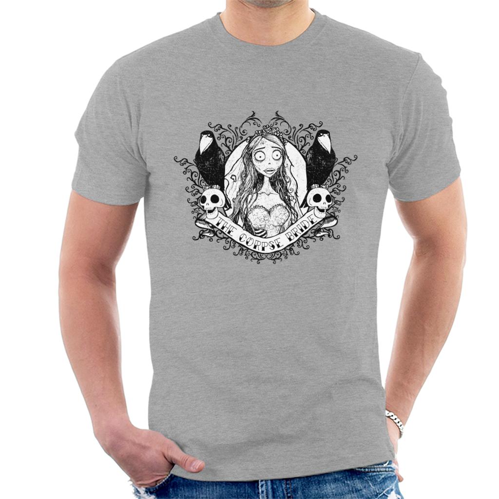 Corpse Bride Halloween Skulls Men's T-Shirt Corpse Bride Halloween Skulls Men's T-Shirt