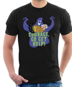 Courage The Cowardly Dog Halloween Muriel Go Get Help Men’s T-Shirt Courage The Cowardly Dog Halloween Muriel Go Get Help Men’s T-Shirt