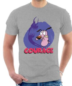 Courage The Cowardly Dog Halloween Scary Shadow Men's T-Shirt 2 Courage The Cowardly Dog Halloween Scary Shadow Mens T Shirt 3