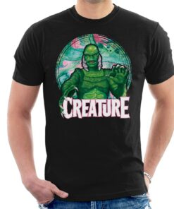 Creature From The Black Lagoon Mix Circle Men’s T-Shirt