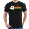 Curious George 41 Race Stripes Men’s T-Shirt